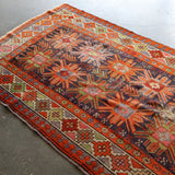 Caucasian Kazak Runner Rug | 3' 11" x 8' 10" - Rug the Rock - available