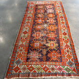 Caucasian Kazak Runner Rug | 3' 11" x 8' 10" - Rug the Rock - available
