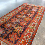 Caucasian Kazak Runner Rug | 3' 11" x 8' 10" - Rug the Rock - available