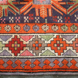 Caucasian Kazak Runner Rug | 3' 11" x 8' 10" - Rug the Rock - available