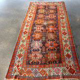 Caucasian Kazak Runner Rug | 3' 11" x 8' 10" - Rug the Rock - available