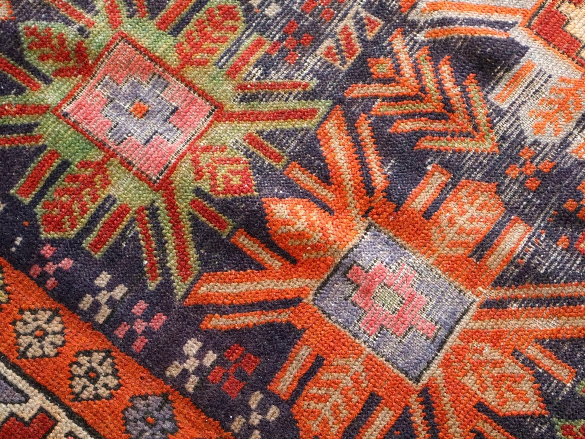 Caucasian Kazak Runner Rug | 3' 11" x 8' 10" - Rug the Rock - available