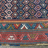Caucasian Kazak Runner Rug | 3' 11" x 8' 10" Rug the Rock