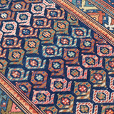 Caucasian Kazak Runner Rug | 3' 11" x 8' 10" Rug the Rock