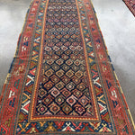 Caucasian Kazak Runner Rug | 3' 11" x 8' 10" Rug the Rock