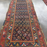 Caucasian Kazak Runner Rug | 3' 11" x 8' 10" Rug the Rock
