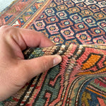 Caucasian Kazak Runner Rug | 3' 11" x 8' 10" Rug the Rock