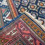 Caucasian Kazak Runner Rug | 3' 11" x 8' 10" Rug the Rock
