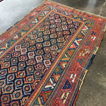 Caucasian Kazak Runner Rug | 3' 11" x 8' 10" Rug the Rock