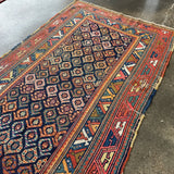 Caucasian Kazak Runner Rug | 3' 11" x 8' 10" Rug the Rock