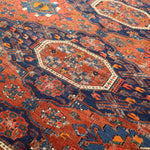 Caucasian Kuba Soumak Rug | 4' 6" x 5' 2" - Rug the Rock - caucasian rugsgreen colorKilim Rugs