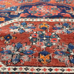 Caucasian Kuba Soumak Rug | 4' 6" x 5' 2" - Rug the Rock - caucasian rugsgreen colorKilim Rugs