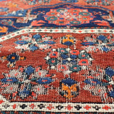 Caucasian Kuba Soumak Rug | 4' 6" x 5' 2" - Rug the Rock - caucasian rugsgreen colorKilim Rugs