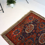 Caucasian Kuba Soumak Rug | 4' 6" x 5' 2" - Rug the Rock - caucasian rugsgreen colorKilim Rugs