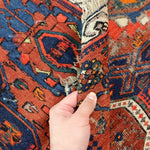 Caucasian Kuba Soumak Rug | 4' 6" x 5' 2" - Rug the Rock - caucasian rugsgreen colorKilim Rugs
