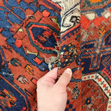 Caucasian Kuba Soumak Rug | 4' 6" x 5' 2" - Rug the Rock - caucasian rugsgreen colorKilim Rugs