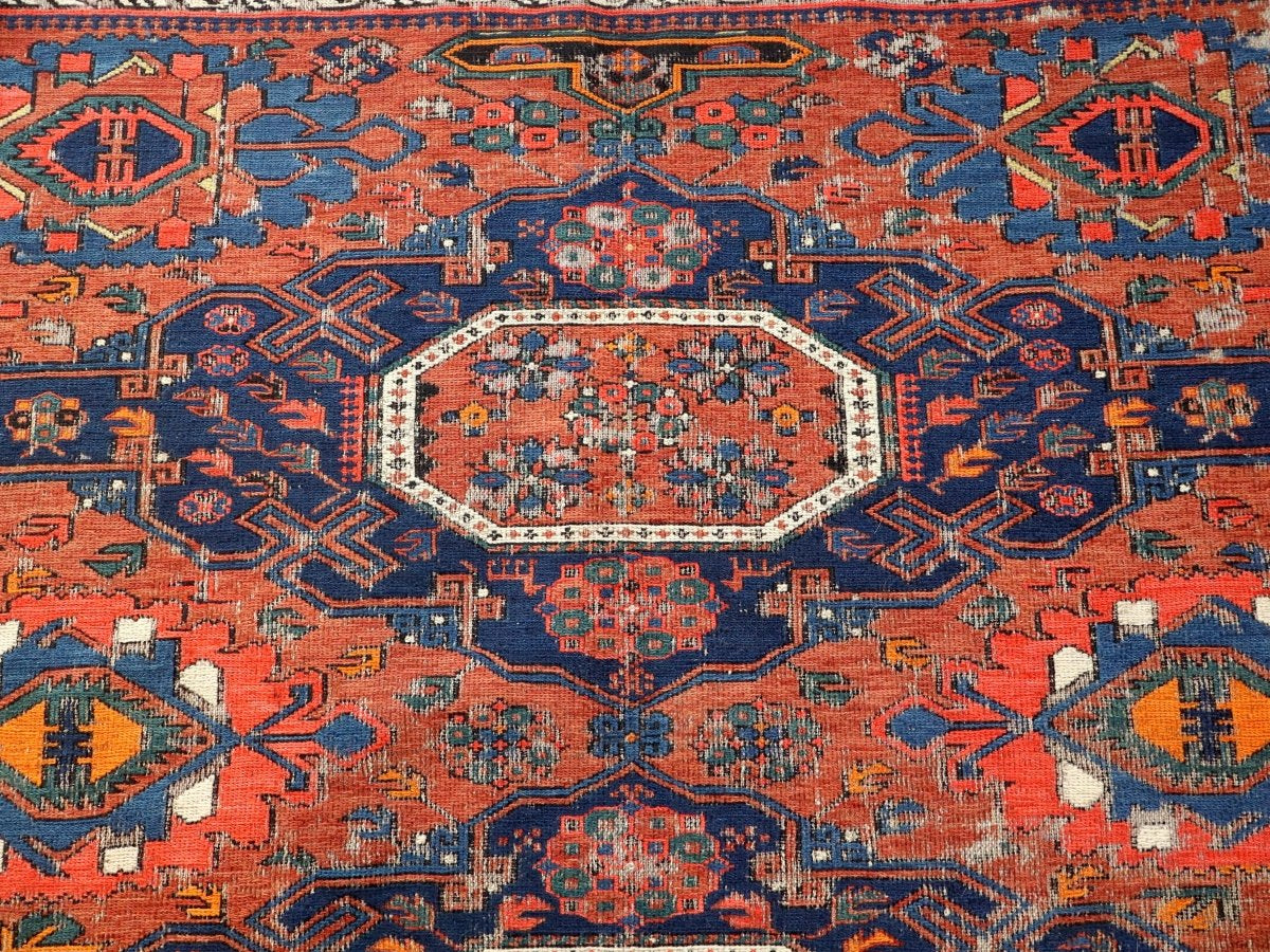 Caucasian Kuba Soumak Rug | 4' 6" x 5' 2" - Rug the Rock - caucasian rugsgreen colorKilim Rugs