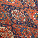 Caucasian Kuba Soumak Rug | 4' 6" x 5' 2" - Rug the Rock - caucasian rugsgreen colorKilim Rugs