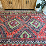 Caucasian Soumak Rug | 5' 11" x 10' - Rug the Rock