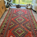 Caucasian Soumak Rug | 5' 11" x 10' - Rug the Rock