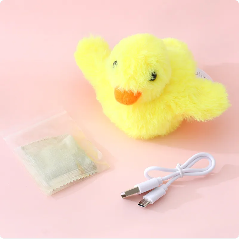 Automatic Electric Duck Cat Toy Rug the Rock