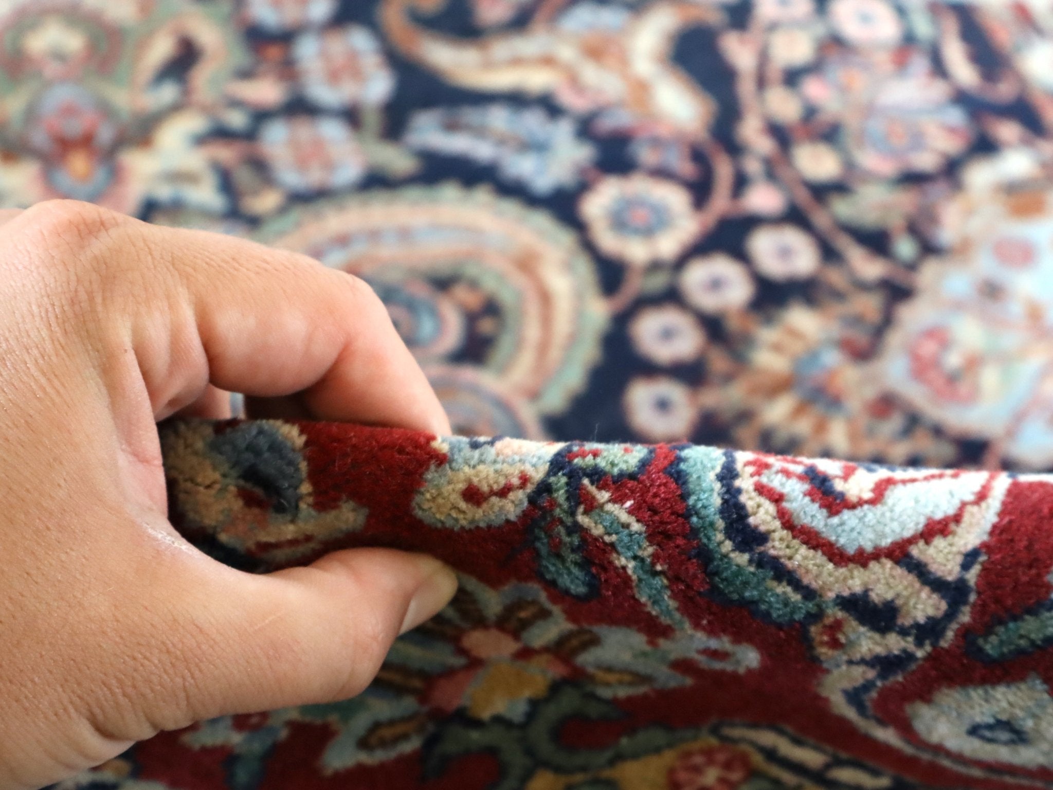 Fine Persian Kirman Runner Rug | 3' 4" x 12' 10" - Rug the Rock -