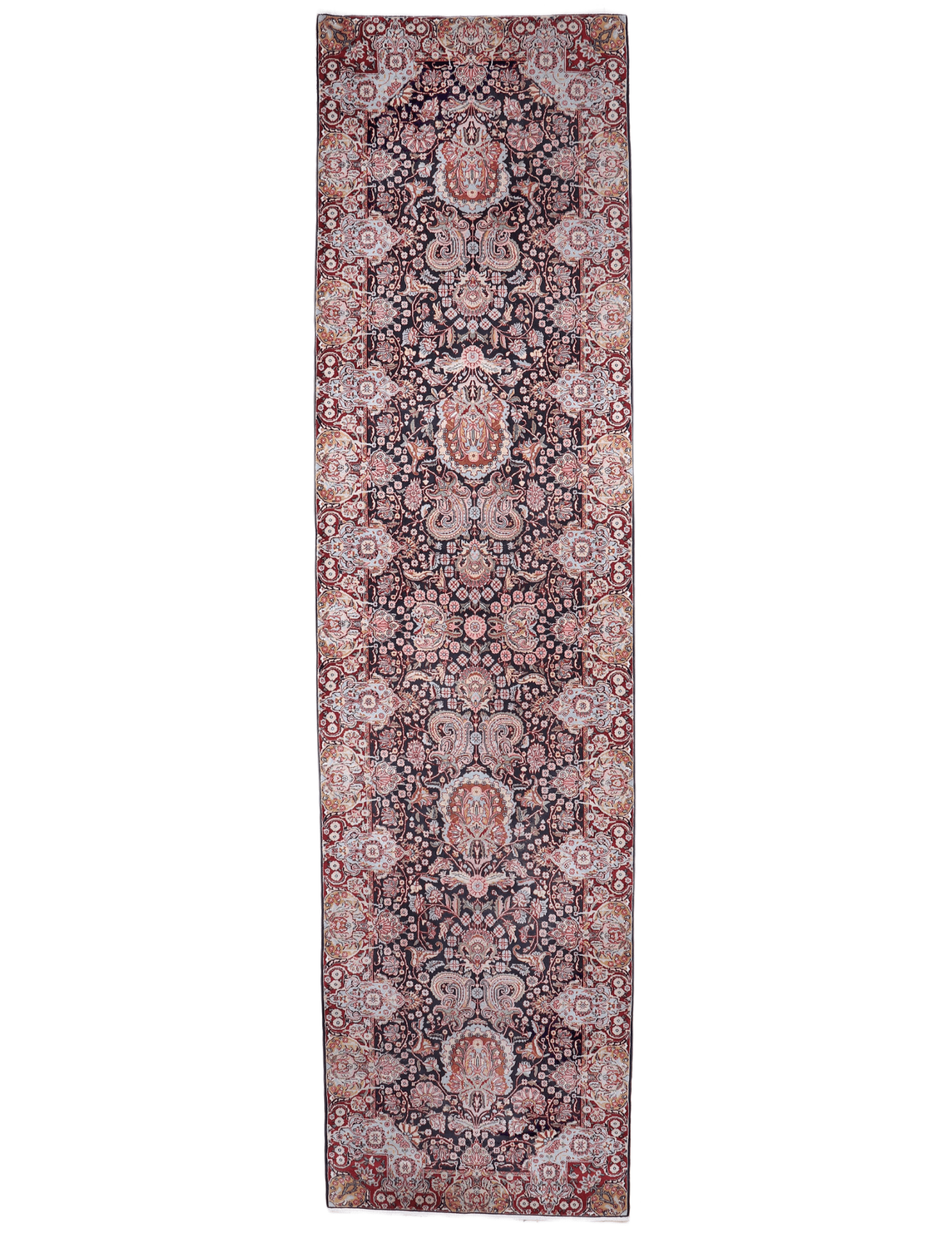 Fine Persian Kirman Runner Rug | 3' 4" x 12' 10" - Rug the Rock -