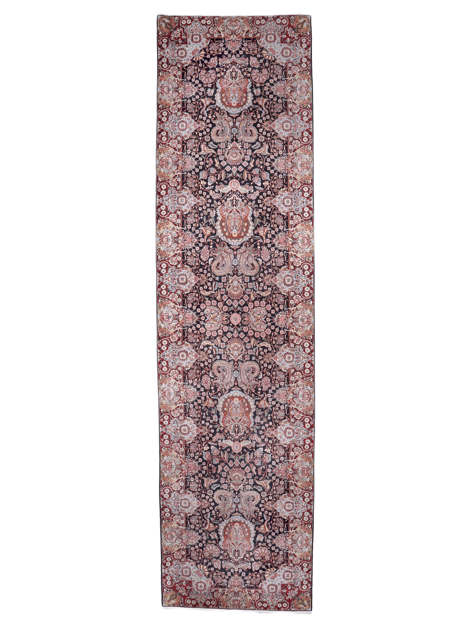 Fine Persian Kirman Runner Rug | 3' 4" x 12' 10" - Rug the Rock -