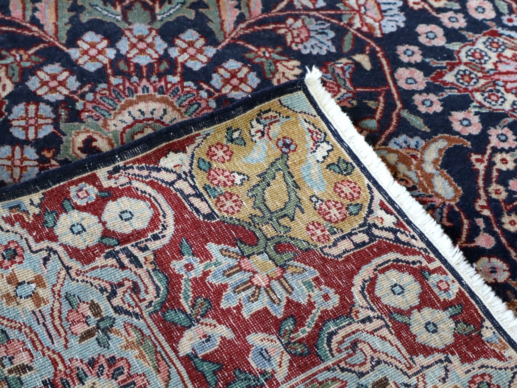 Fine Persian Kirman Runner Rug | 3' 4" x 12' 10" - Rug the Rock -