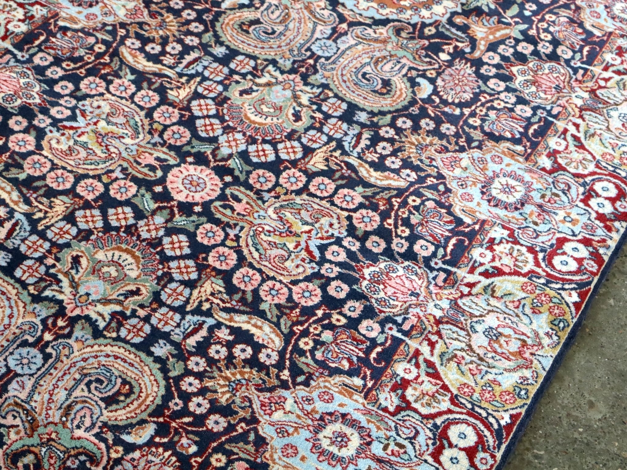 Fine Persian Kirman Runner Rug | 3' 4" x 12' 10" - Rug the Rock -