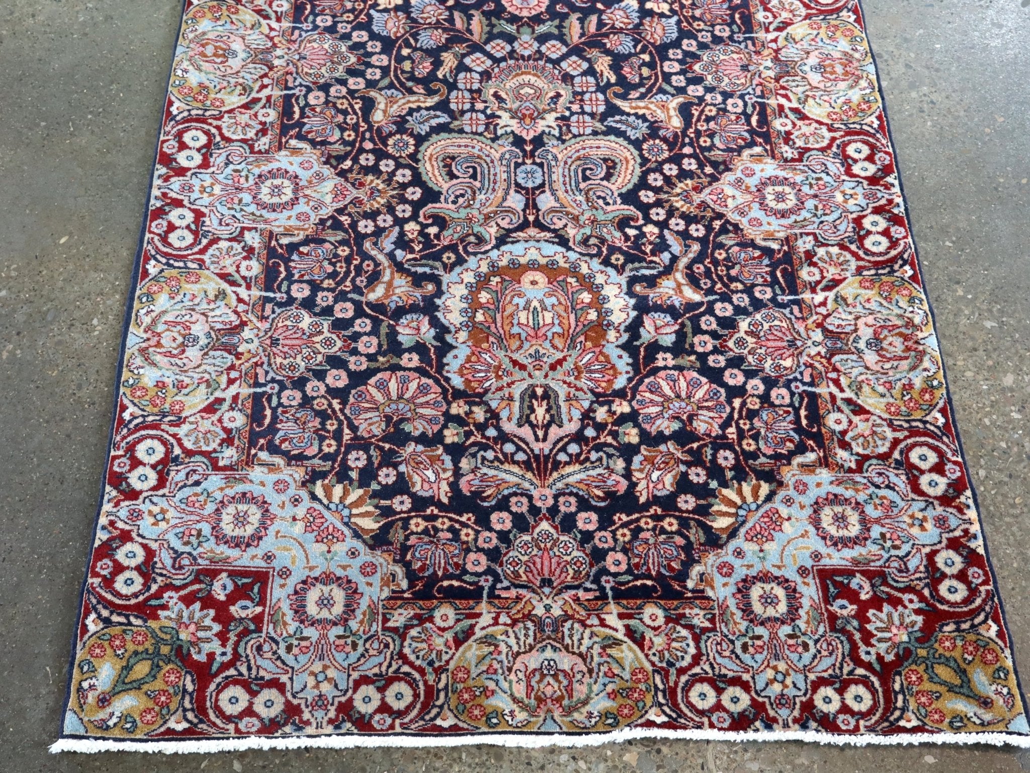 Fine Persian Kirman Runner Rug | 3' 4" x 12' 10" - Rug the Rock -