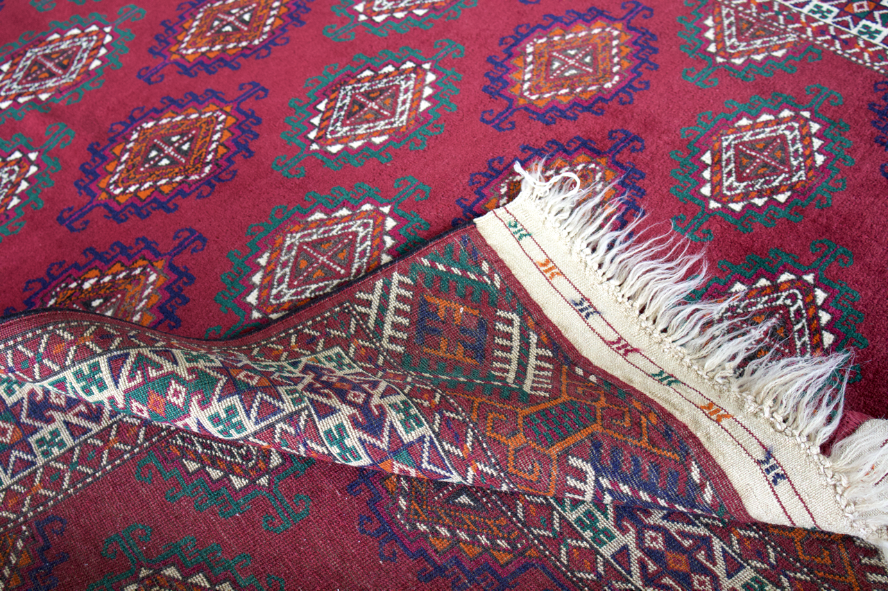 Fine Soviet Bukhara Rug | 3' 8" x 6' 4" - Rug the Rock - available