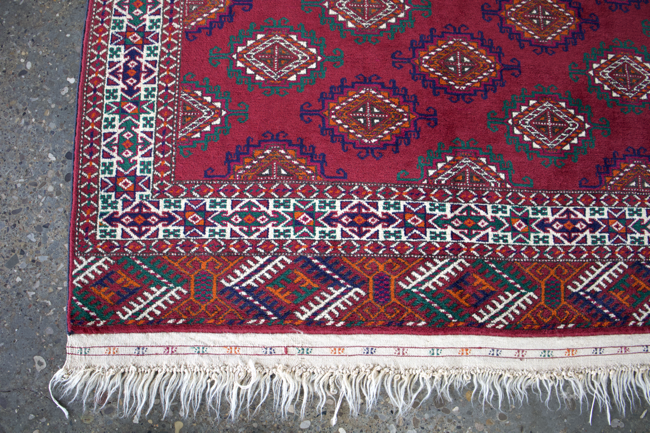 Fine Soviet Bukhara Rug | 3' 8" x 6' 4" - Rug the Rock - available