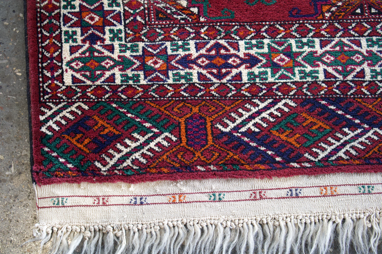 Fine Soviet Bukhara Rug | 3' 8" x 6' 4" - Rug the Rock - available