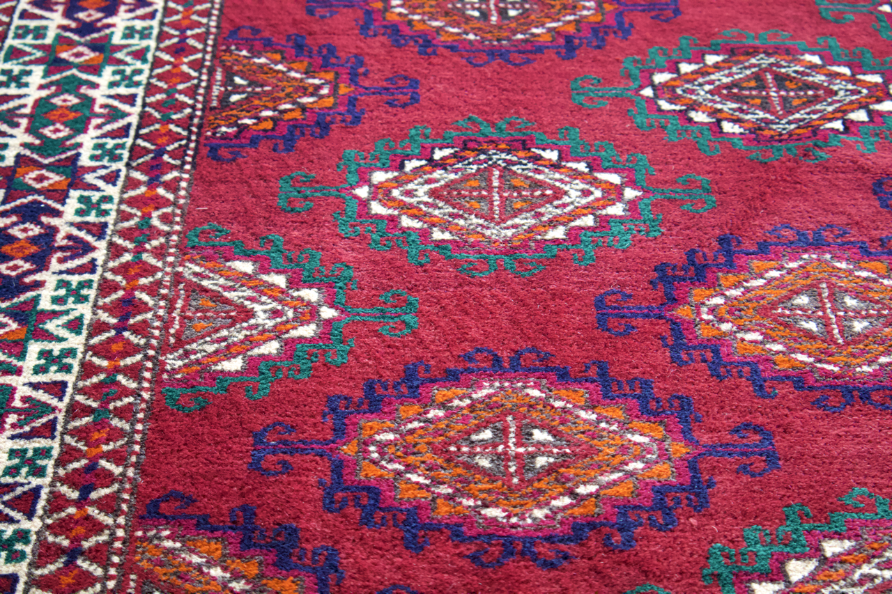 Fine Soviet Bukhara Rug | 3' 8" x 6' 4" - Rug the Rock - available