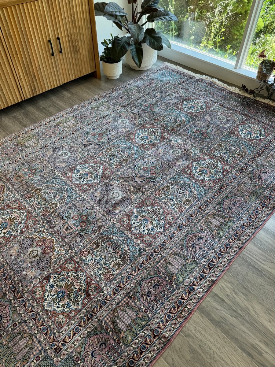 Indian Kashmir Rug | 6' 0" x 8' 11" - Rug the Rock