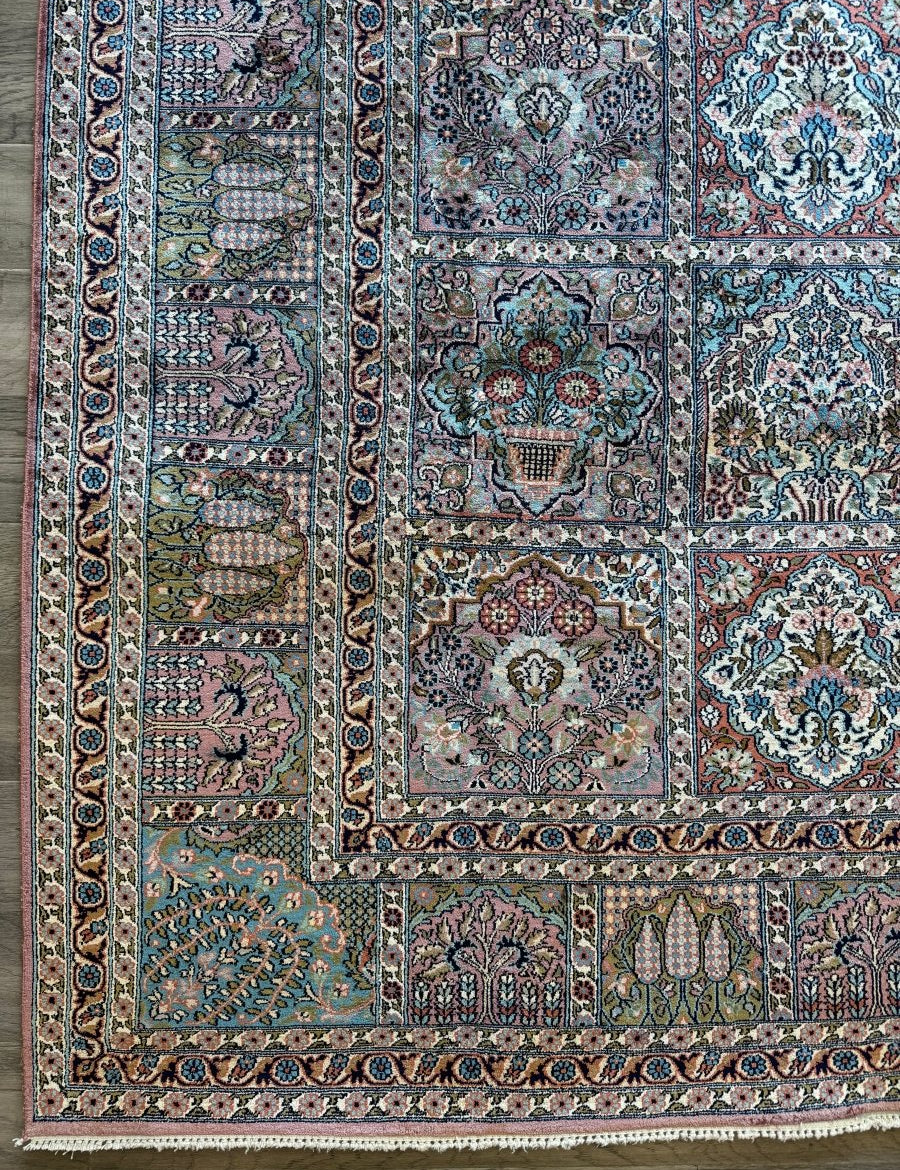 Indian Kashmir Rug | 6' 0" x 8' 11" - Rug the Rock