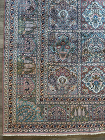 Indian Kashmir Rug | 6' 0" x 8' 11" - Rug the Rock