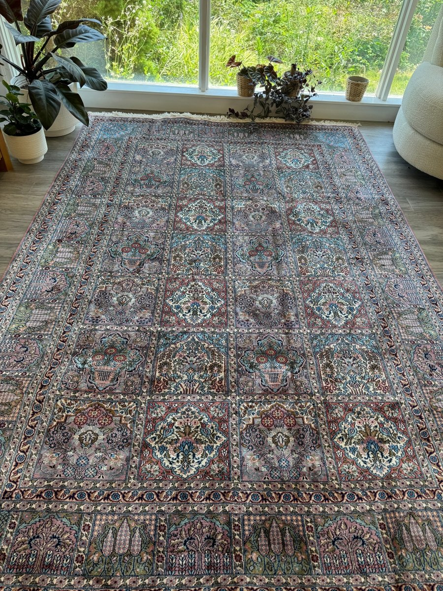 Indian Kashmir Rug | 6' 0" x 8' 11" - Rug the Rock