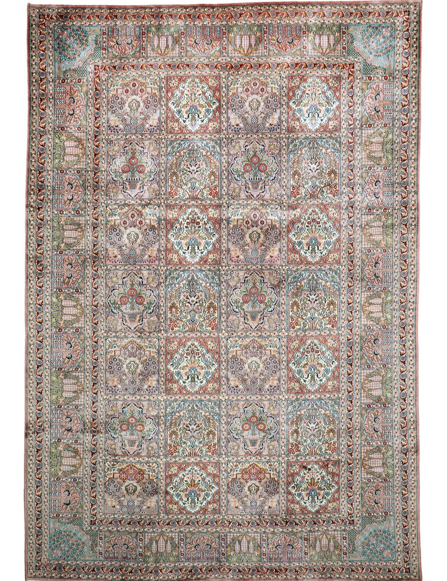 Indian Kashmir Rug | 6' 0" x 8' 11" - Rug the Rock - 6 x 9indian rugskashmir rugs