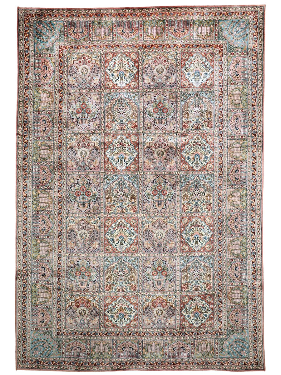 Indian Kashmir Rug | 6' 0" x 8' 11" - Rug the Rock - 6 x 9indian rugskashmir rugs