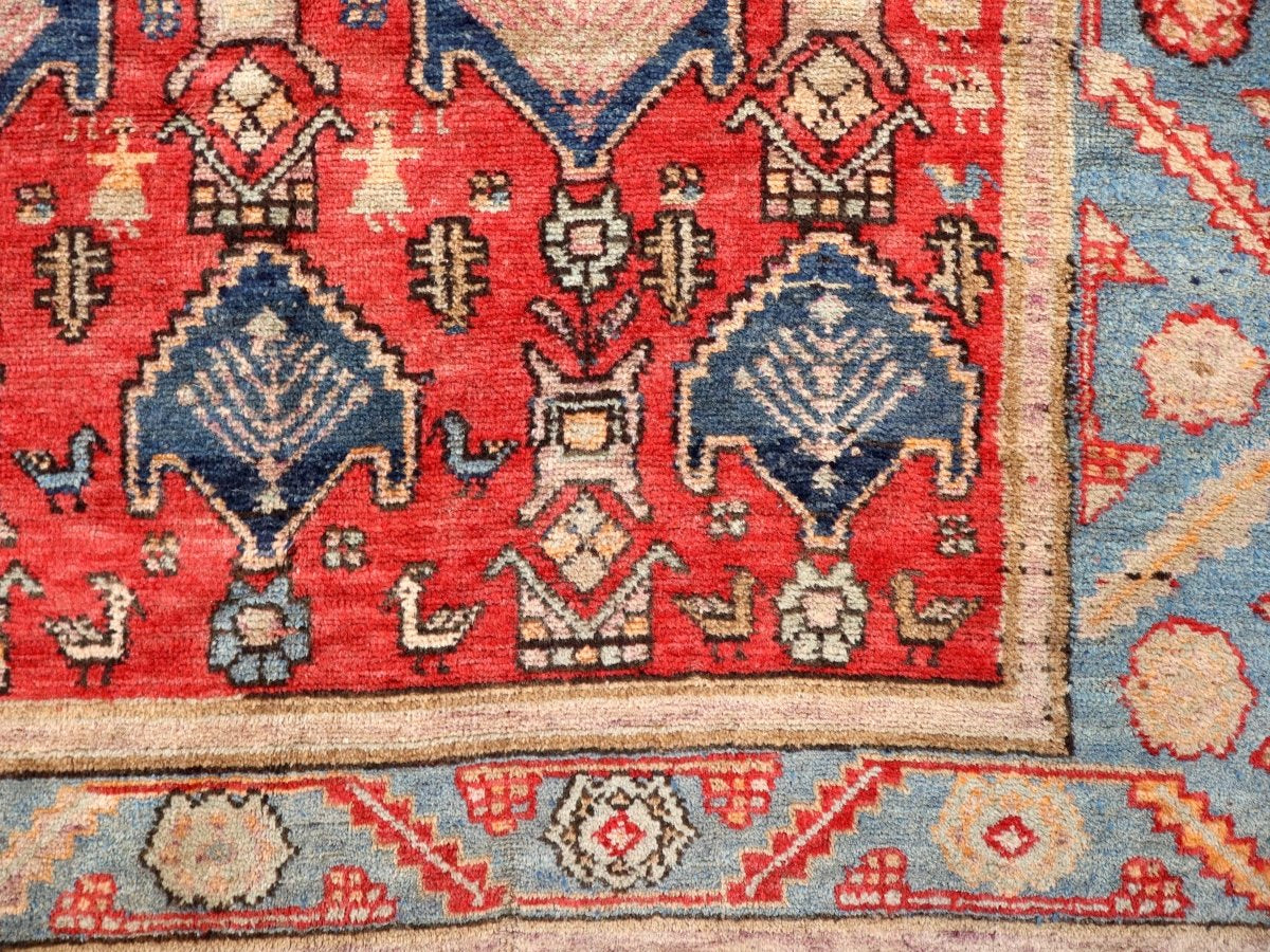 Kurdish Koliayi Rug | 4' 3" x 6' 1" - Rug the Rock - available rugsbrown and taupe colorLarge Rugs > 4' x 8'