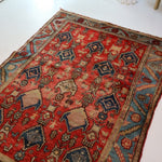 Kurdish Koliayi Rug | 4' 3" x 6' 1" - Rug the Rock - available rugsbrown and taupe colorLarge Rugs > 4' x 8'
