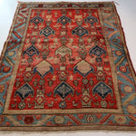 Kurdish Koliayi Rug | 4' 3" x 6' 1" - Rug the Rock - available rugsbrown and taupe colorLarge Rugs > 4' x 8'