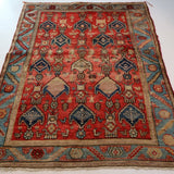 Kurdish Koliayi Rug | 4' 3" x 6' 1" - Rug the Rock - available rugsbrown and taupe colorLarge Rugs > 4' x 8'