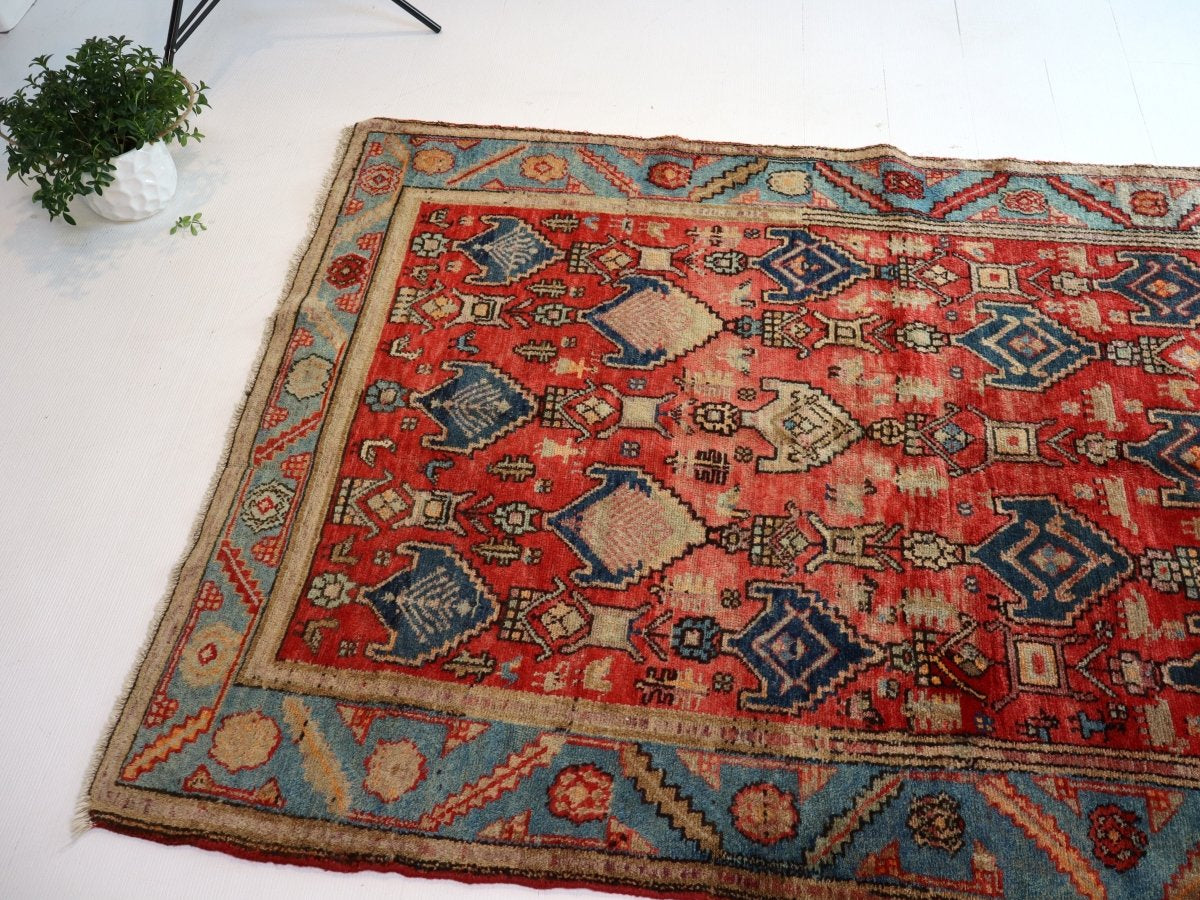 Kurdish Koliayi Rug | 4' 3" x 6' 1" - Rug the Rock - available rugsbrown and taupe colorLarge Rugs > 4' x 8'