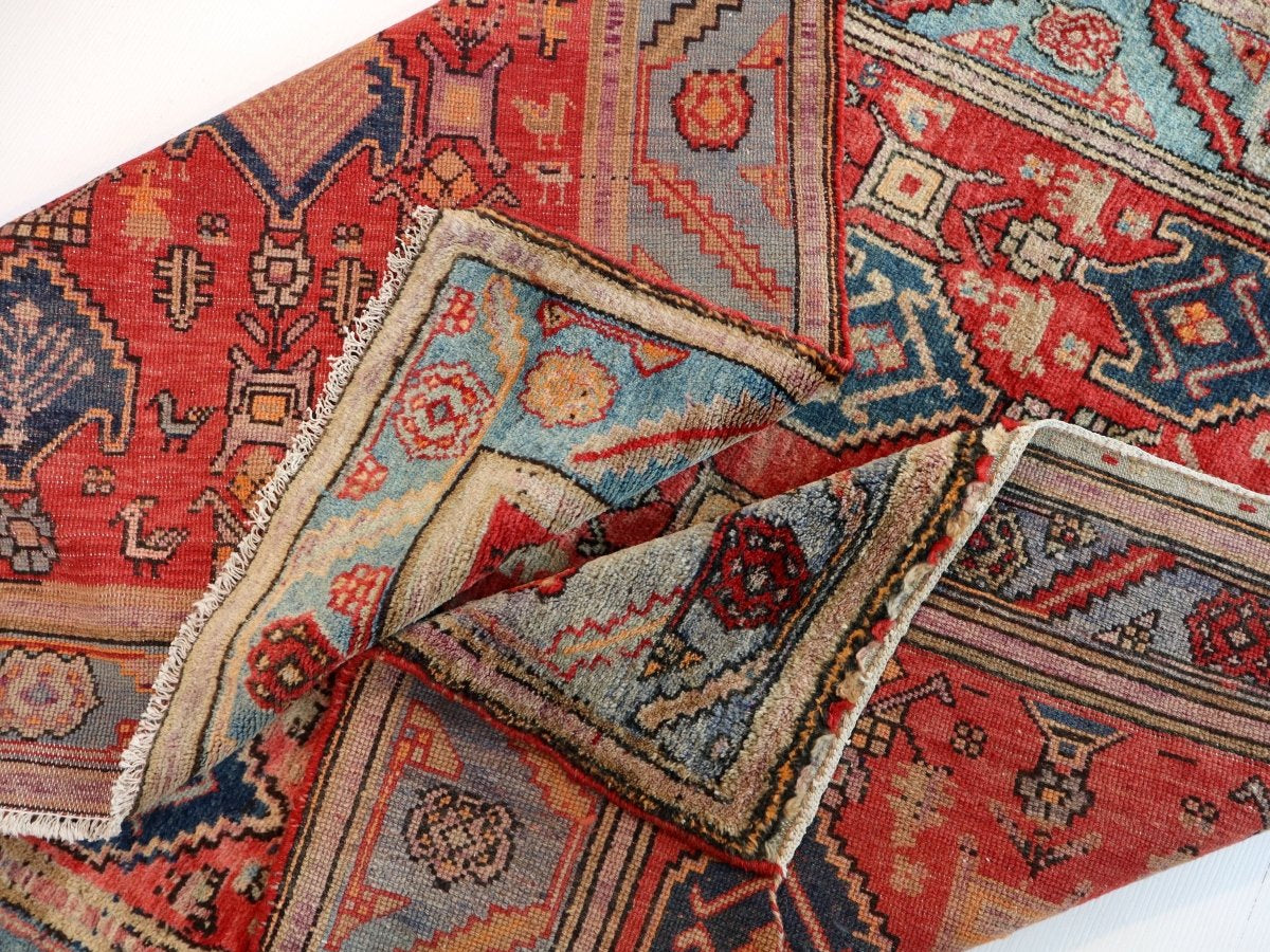 Kurdish Koliayi Rug | 4' 3" x 6' 1" - Rug the Rock - available rugsbrown and taupe colorLarge Rugs > 4' x 8'