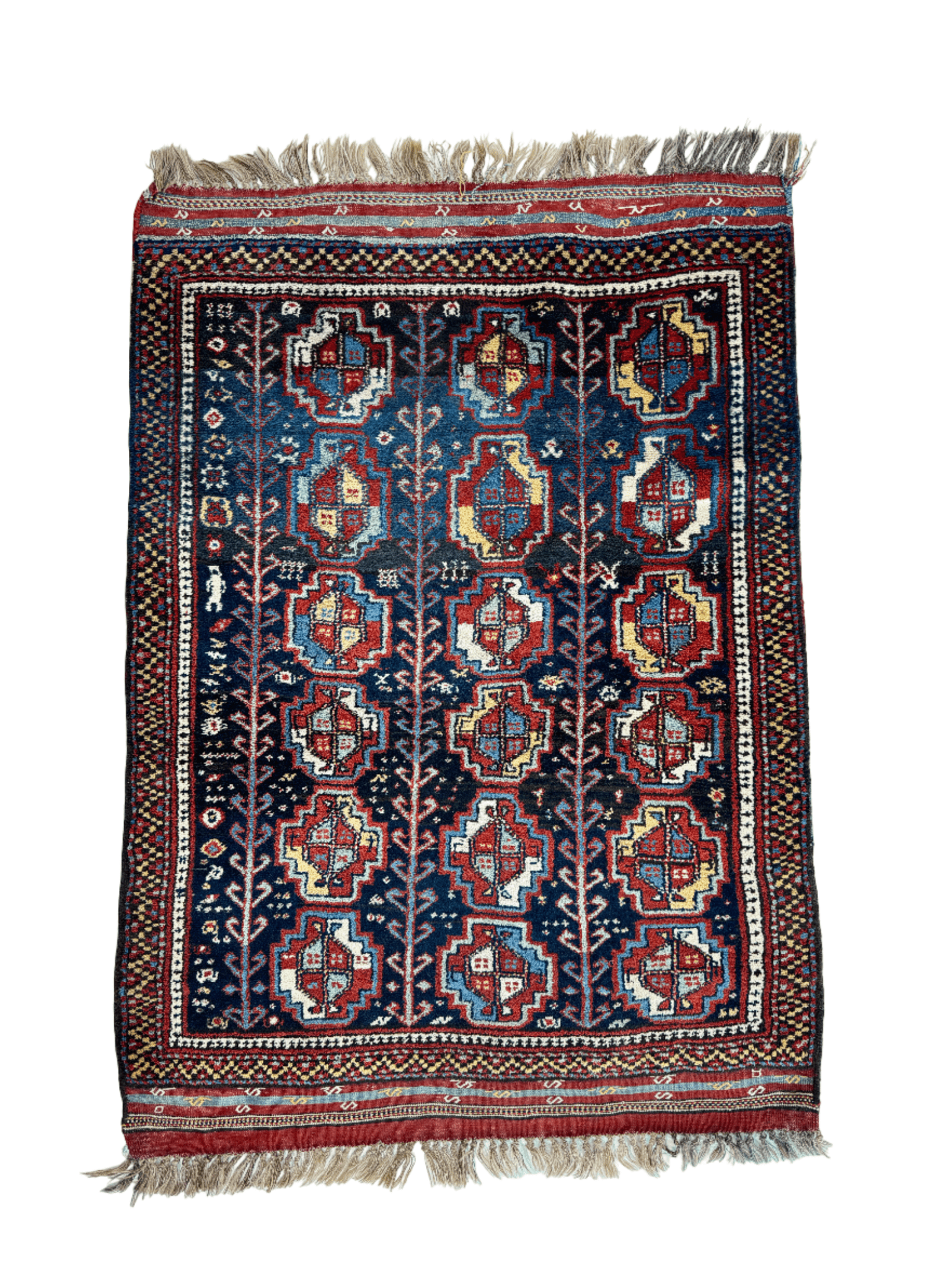 Kurdish Quchan Rug | 4' x 5' 8" - Rug the Rock - available rugsbrown and taupe colorLarge Rugs > 4' x 8'