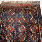 Kurdish Quchan Rug | 4' x 5' 8" - Rug the Rock - available rugsbrown and taupe colorLarge Rugs > 4' x 8'