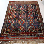 Kurdish Quchan Rug | 4' x 5' 8" - Rug the Rock - available rugsbrown and taupe colorLarge Rugs > 4' x 8'